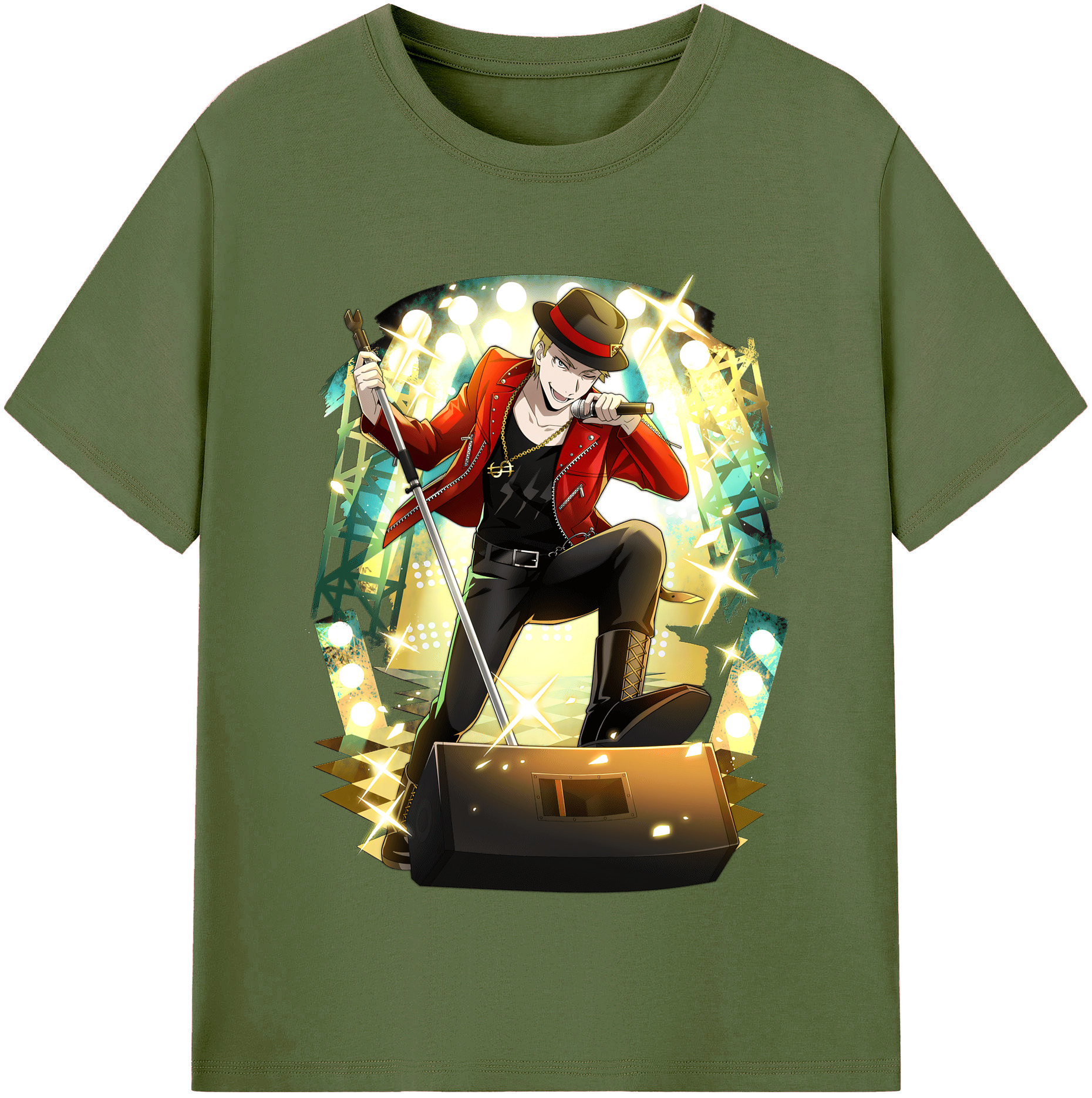 （画像用） 文豪ストレイドッグス Bungo Stray Dogs 綿100％半袖Tシャツ（フロントプリント）